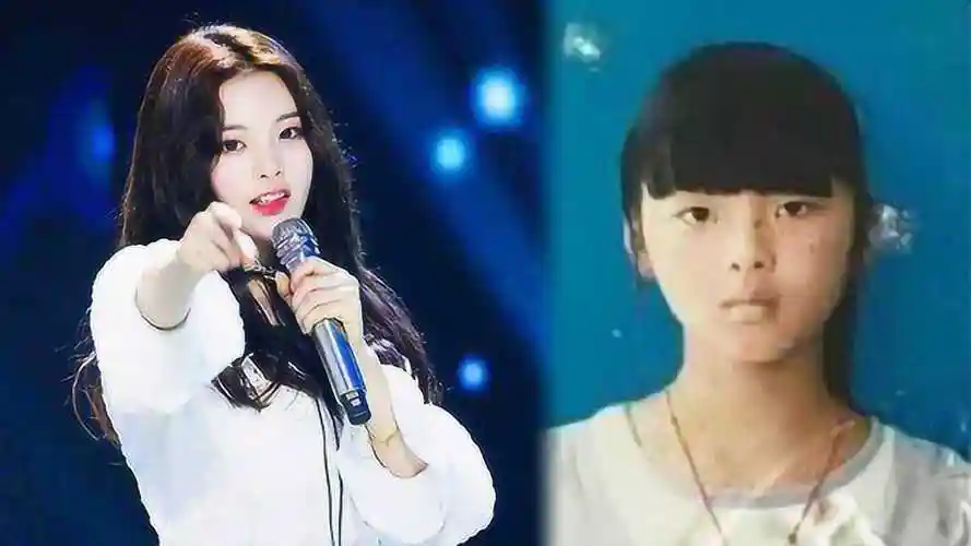 杨超越学生时代旧照曝光 厚重刘海被侃"村花本花"