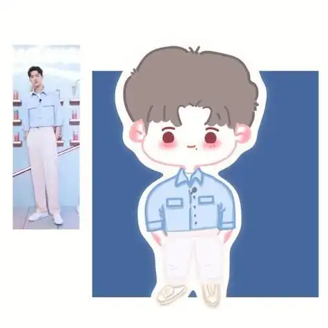 q版人物简笔画肖战