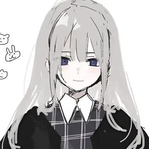 动漫头像白发控专场女生