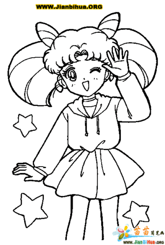 美少女战士简笔画系列635张第13张