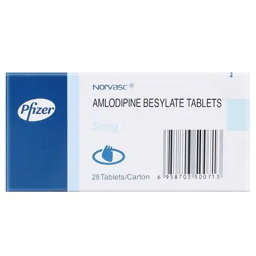 络活喜苯磺酸氨氯地平片5mg*28片