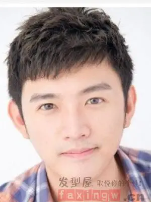 圆脸发型精选|男士圆形脸发型 清爽帅气活力四射