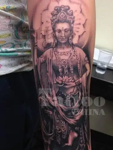 敦煌飞天纹身图案