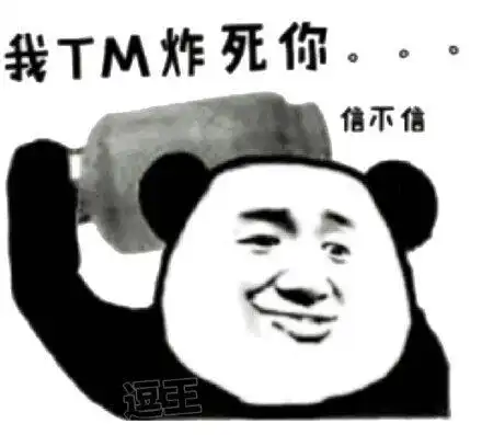 我tm炸死你.信不信