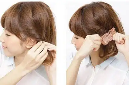 曾经风靡一时的波波头现在大变身甜美公主头只要简单的四步就可以来个