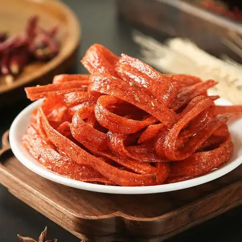 辣条湖南特产周再德周氏童年儿时怀旧经典爆辣小零食 红色包装148g*8