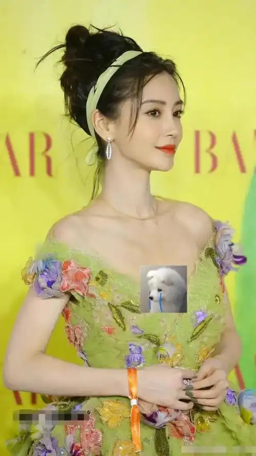 杨颖正脸照,angelababy似森林里走出的公主_可可情感网