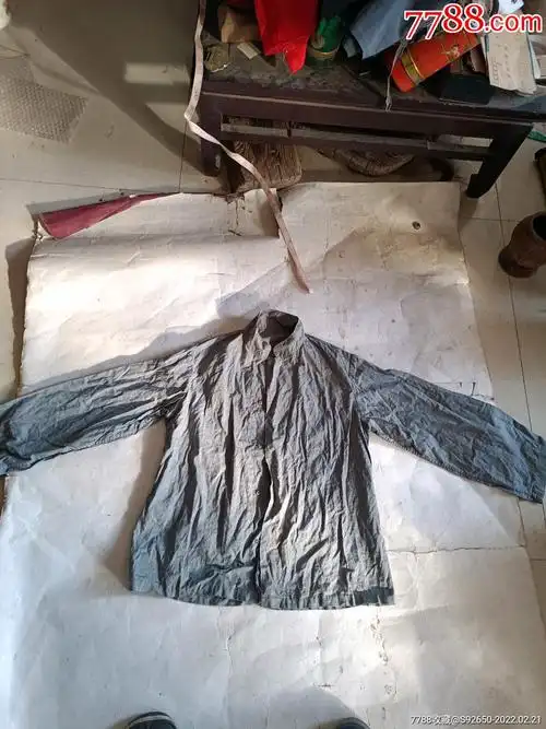 怀旧50年代灰布上衣