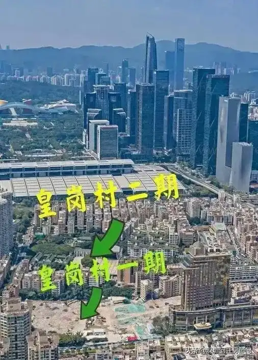 福田皇岗村一期卓越旧改.共7层,售6楼,一层两户,测绘面积7 - 抖音