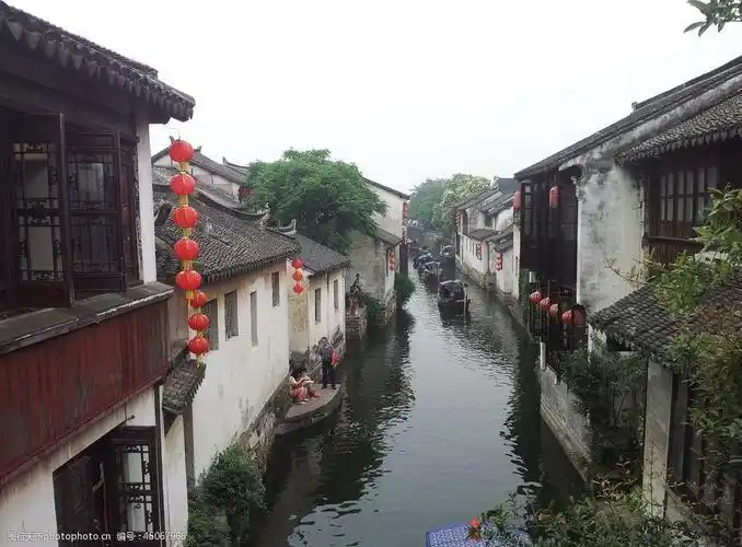周庄小桥流水人家图片