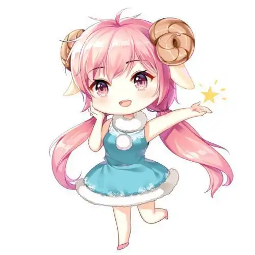 星座简笔画十二星座女q版萌图简笔画十二星座简笔画手绘之白羊座娃娃