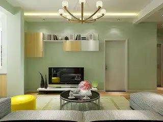 客厅电视墙刷漆这么做效果图好看又时尚保你满意
