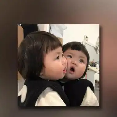 可爱呆萌小女孩头像超萌小萌娃头像