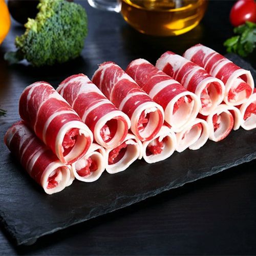 肥牛现刨新鲜四川重庆火锅食材牛肉250克火锅涮品牛肉卷