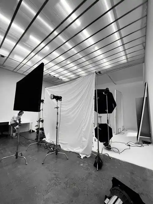 拍摄花絮灯光布置