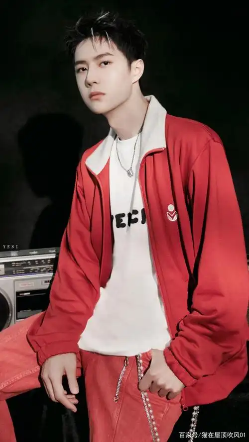 王一博全套红衣太酷了