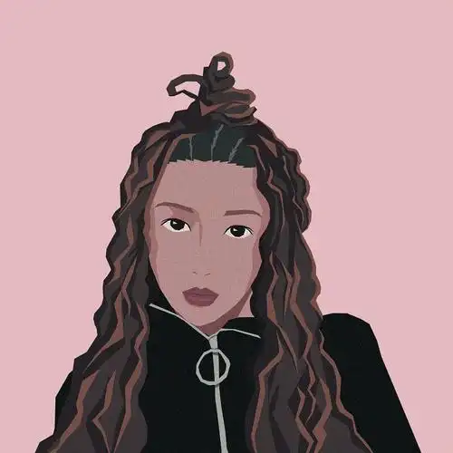 脏辫  酷酷的女生