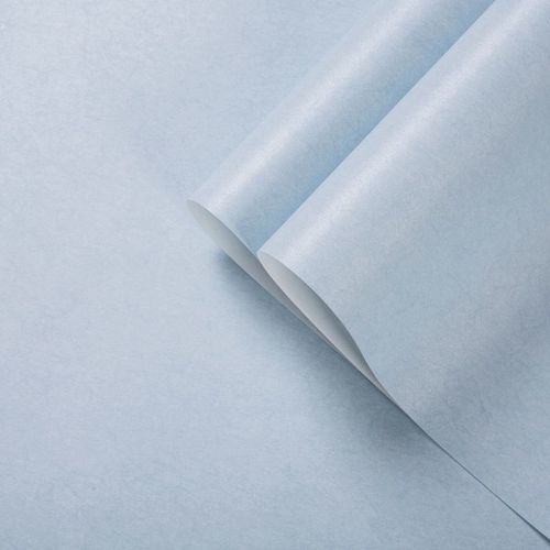 灰蓝色雾霾蓝素色蚕丝墙纸 卧室客厅直播间背景 轻奢简约纯色壁纸