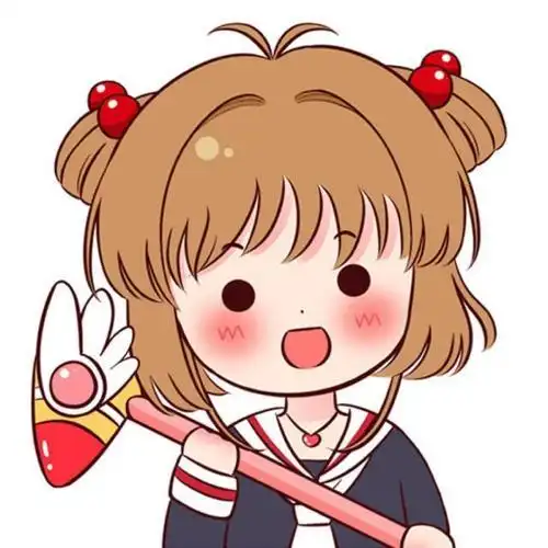 动漫少女可爱q版呆萌木之本樱摩卡少女樱萝莉