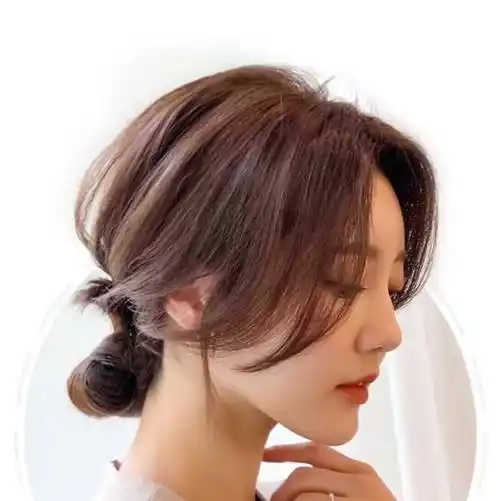 八字流海 八字刘海发型女图片