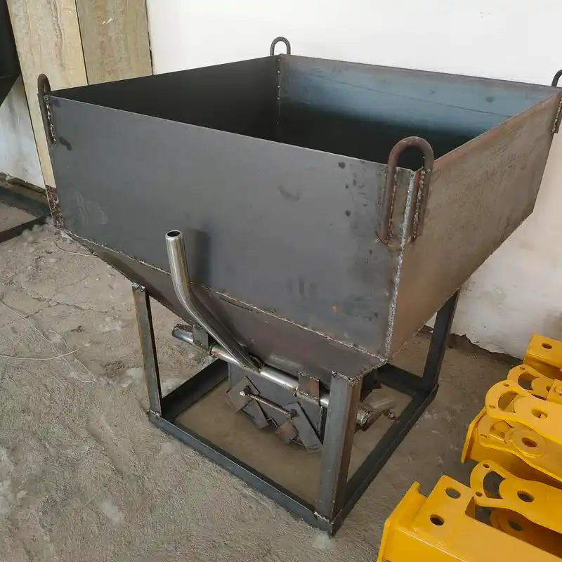 吊车灰斗加厚料斗方形长方形大漏斗混凝土灌灰斗吊斗四方锥形塔吊