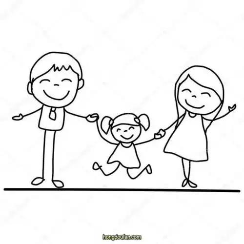 全家福简笔画(全家福简笔画三口之家)-生活常识-江湖救急网