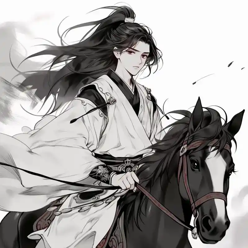 待我君临天下,许你四海为家#男生头像 #古风头像 #动漫男头 - 抖音