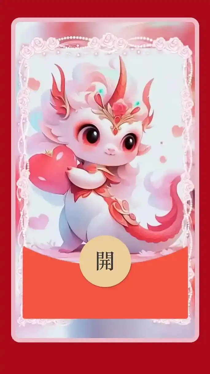 喜庆春节,可爱小萌龙已上线,祝你所愿成真.春节将至,准备好可 - 抖音