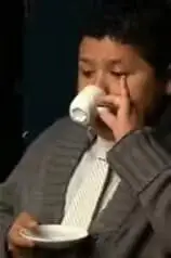 (翘起兰花指优雅喝咖啡) - 今天份的表情包原图精选-2018/2/4_斗图