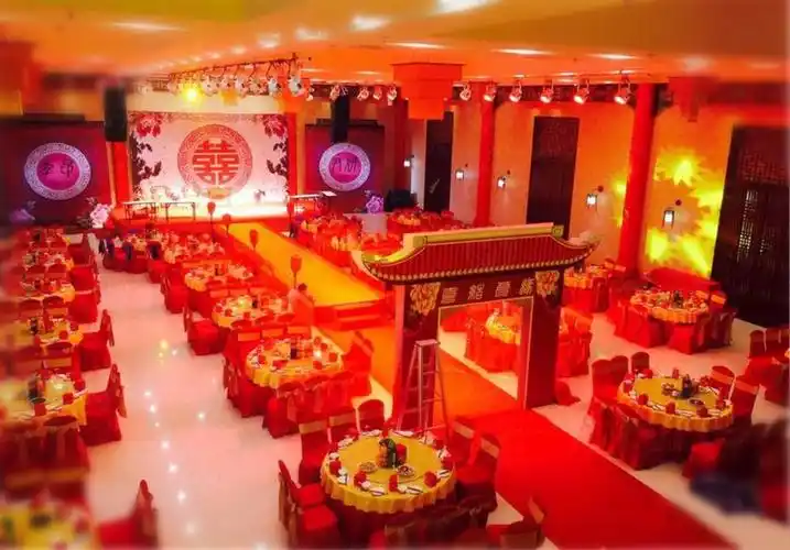 蓝调庄园婚礼课堂中式主题婚礼婚礼配饰一定要红