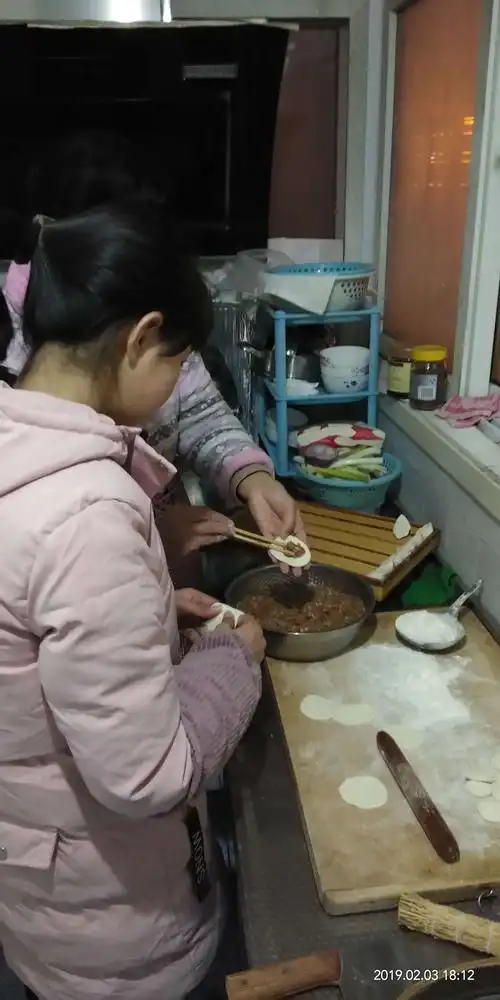 学习包饺子