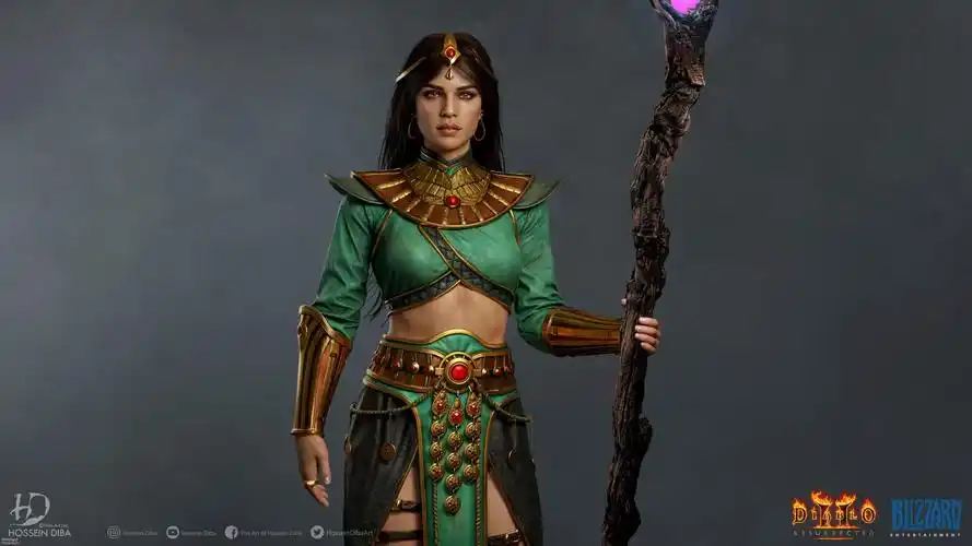 亚马逊与原版的《暗黑破坏神2》角色模型有许多相似之处.