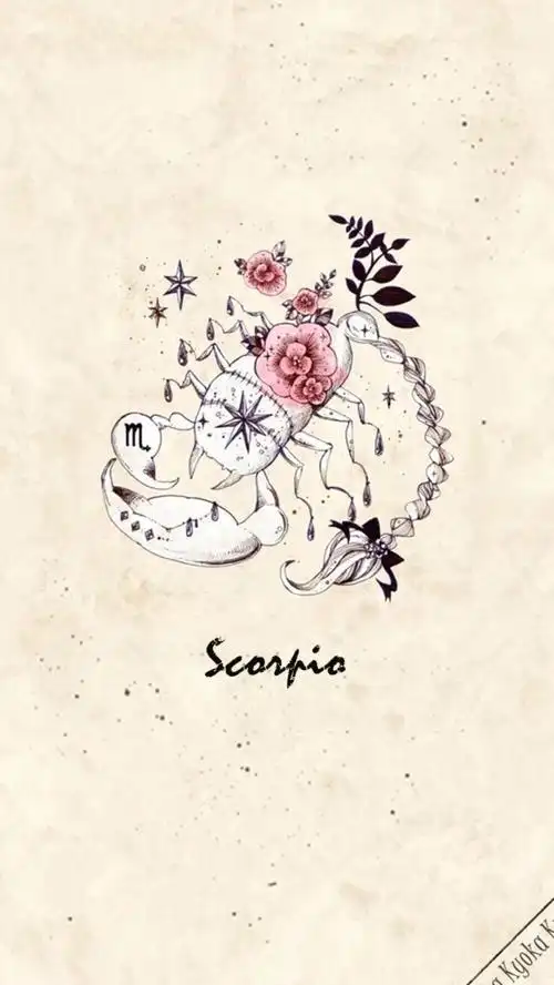 天蝎座#原创壁纸#iphone壁纸# 清新.复古.字母.星空.伤感.黑白.文字.