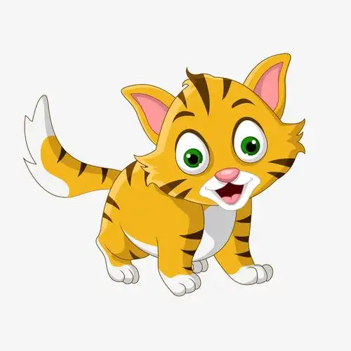 卡通可爱的小猫咪设计