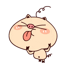 小猪gif伸舌头gif扮鬼脸gif可爱gif萌宠gif