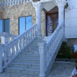 新款加厚欧式罗马柱现浇楼梯扶手模具室内室外两用建筑模具