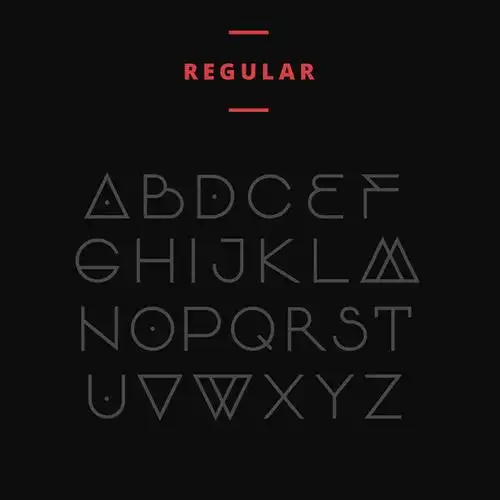 nordic创意英文字体设计欣赏