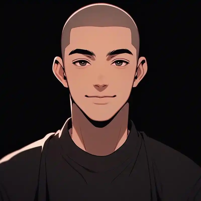 复古动漫男头.微笑#二次元ai绘画 #好图分享 #ea7 # - 抖音