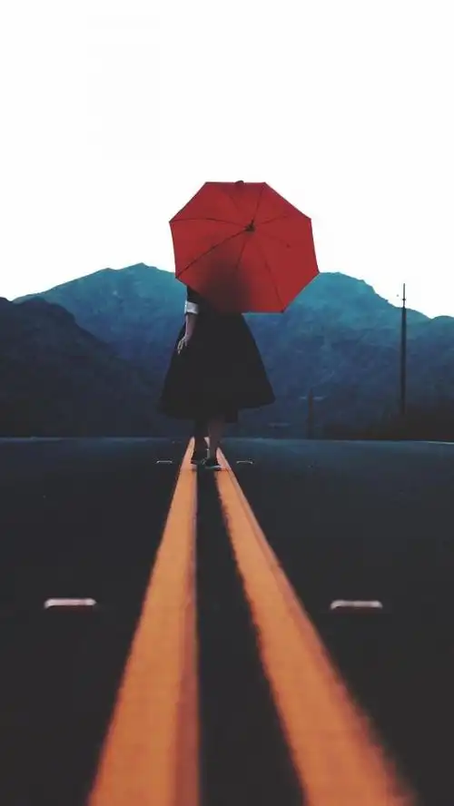 唯美有意境的女生背影图片路还长背影要直要美