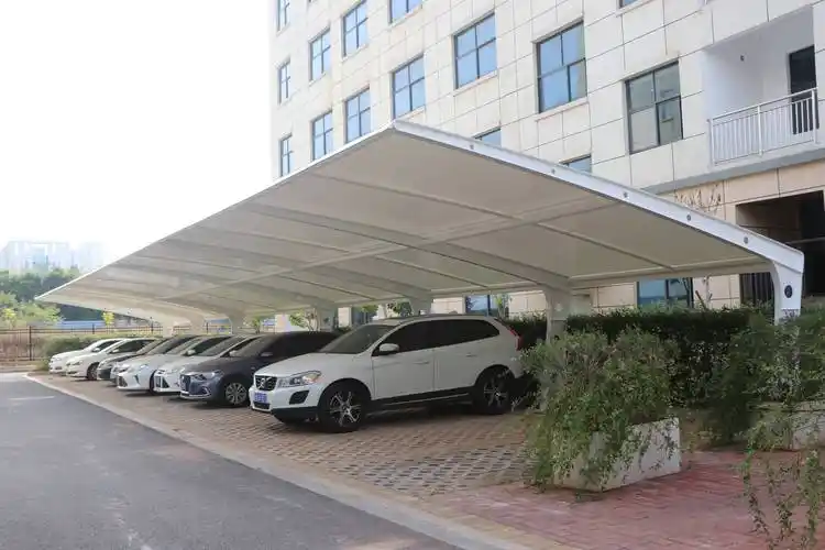 一道暖心的风景线_柯恩_集团_停车棚