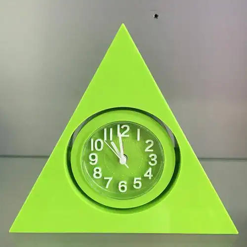 三角形摇摆闹钟 糖果色闹钟 金字塔闹钟 摇摆时钟 明珠星新款-阿里巴