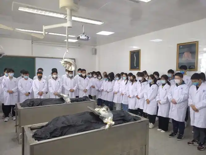 中西医结合学院开展特殊仪式致敬"大体老师"-安徽中医药大学