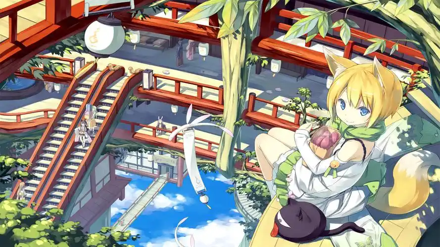 精美二次元动漫美女桌面壁纸