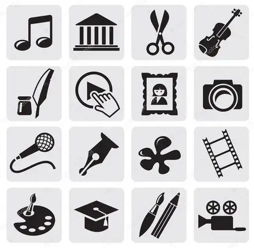 名称:艺术文化图标