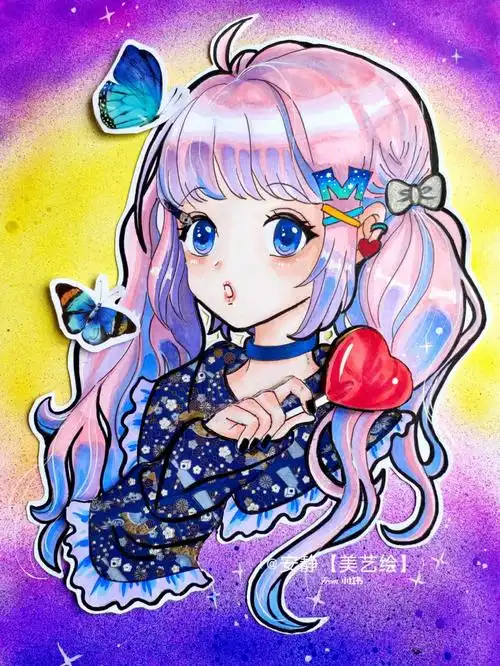 马克笔漫画临摹步骤图