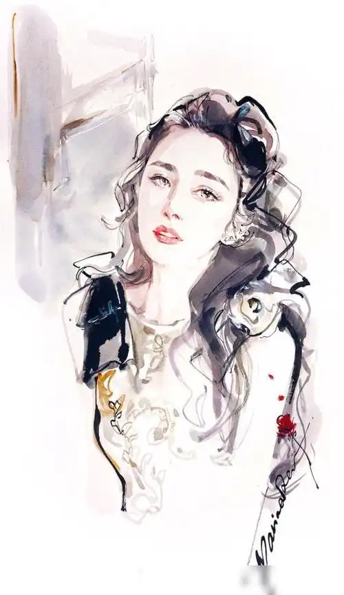 瑞丽杂志杨幂手绘封面曝光内容环保图片有趣又可爱