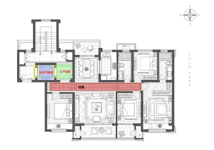 好住|一梯一户,南北三阳台,宽景大四房的理想生活在这里!
