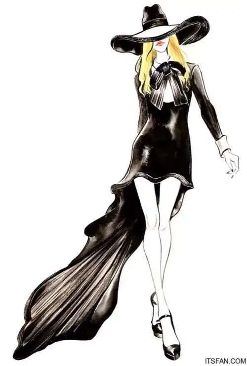 【云想衣裳花想容】时尚手绘