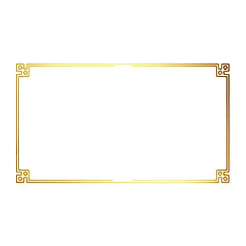 金色中国风复古边框元素gif动态图