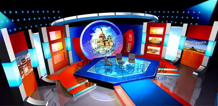 访谈演播室布光